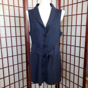 Vintage Navy Blue Sweater Vest